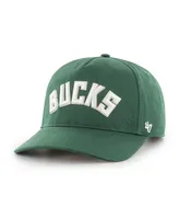Men's '47 Brand Hunter Green Milwaukee Bucks Contra Hitch Snapback Hat