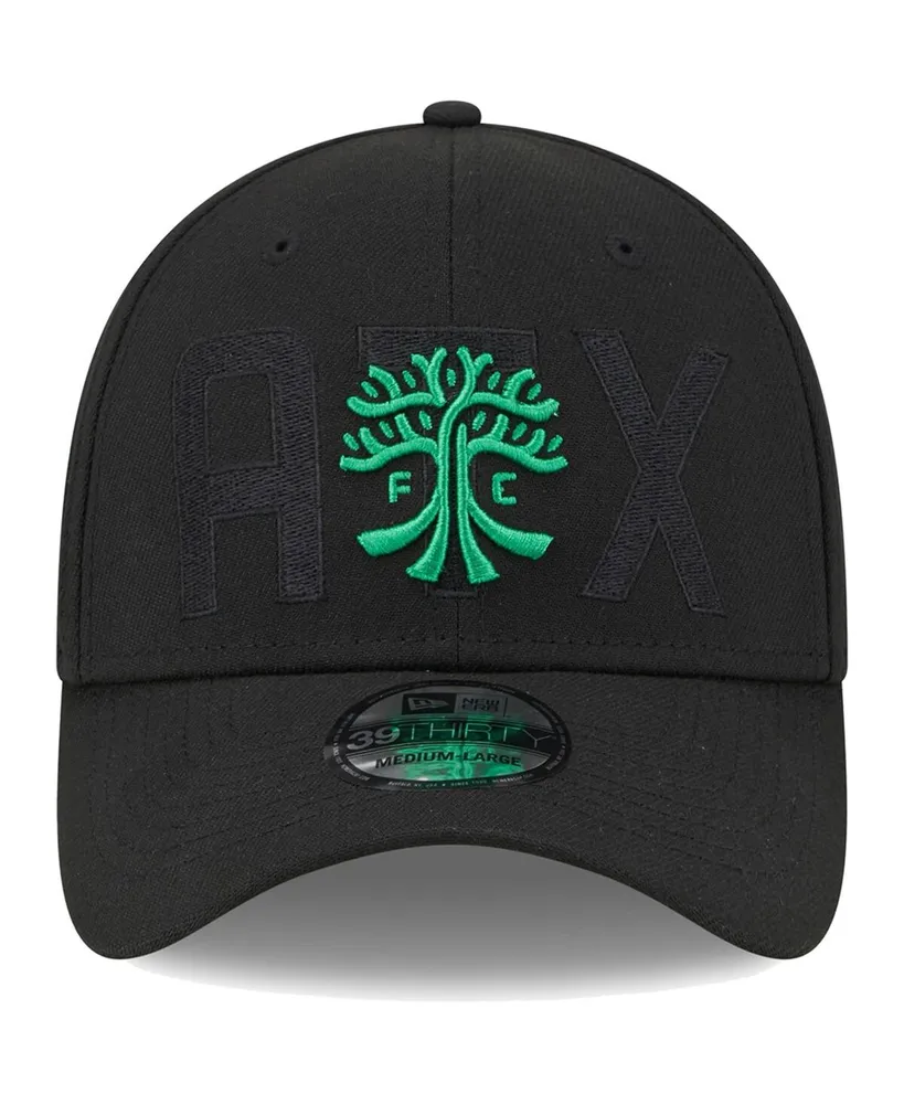 Men's New Era Black Austin Fc Kick Off 39THIRTY Flex Hat