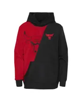 Preschool Boys and Girls Red, Black Chicago Bulls Unrivaled Split Pullover Hoodie