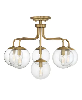 Savoy House Marco 6-Light Ceiling Light in Warm Brass