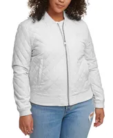 Levi's Plus Trendy Diamond Quilted Bomber Jacket