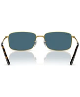 Ray-Ban Unisex Polarized Sunglasses, RB3717 - Gold