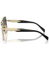 Prada Women's Polarized Sunglasses, Pr 64ZS - Pale Gold