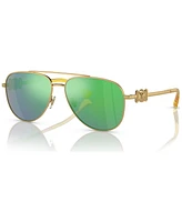 Versace Kids Sunglasses, VK2002 (ages 7-10) - Gold