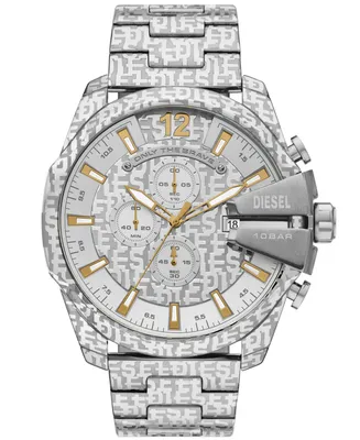 Diesel Men's Mega Chief Chronograph Stainless Steel Watch 51mm