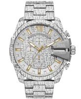 Diesel Men's Mega Chief Chronograph Stainless Steel Watch 51mm