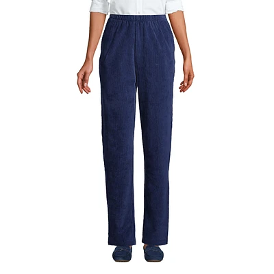 Lands' End Women's Tall Sport Knit High Rise Corduroy Pants