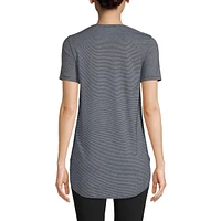 Lands' End Women's Moisture Wicking Upf Sun T-Shirt