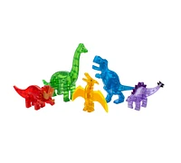 Magna-tilesa Magna-tiles Dinos 5-Piece Magnetic Construction Set, Ages 3+