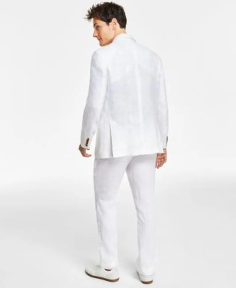 Club Room Mens Linen Blazer Dress Pants Lagoon Breeze Shirt Separates Created For Macys