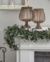 Nearly Natural 6.5' Olive Artificial Garland