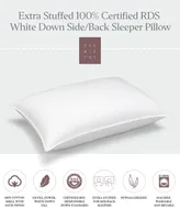 Ella Jayne White Down 100% Certified Rds Firm Density Side/Back Sleeper Pillow