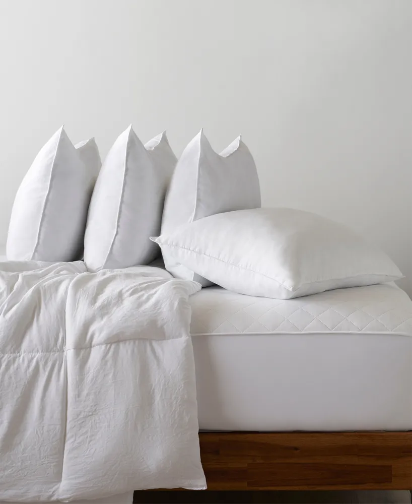 Ella Jayne Superior Cotton Blend Shell Soft Density Stomach Sleeper Down Alternative Pillow, King