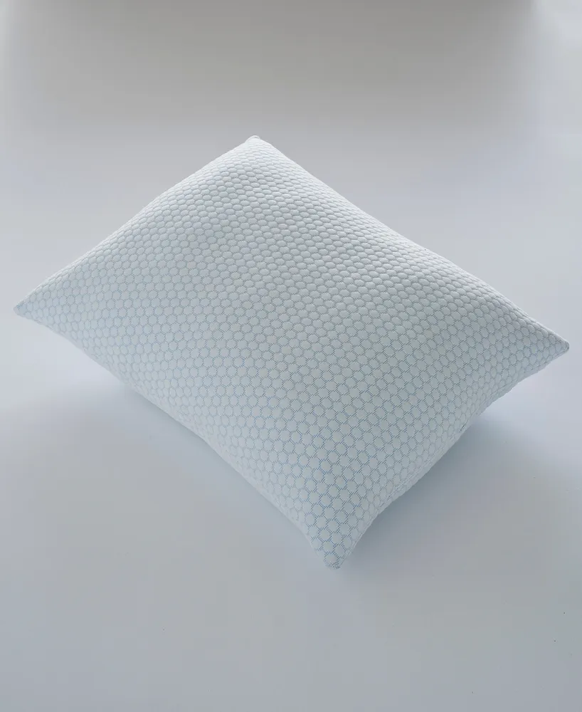 Ella Jayne Cool N' Comfort Medium Density Gel Fiber Pillow with CoolMax Technology, Queen, Set of 2