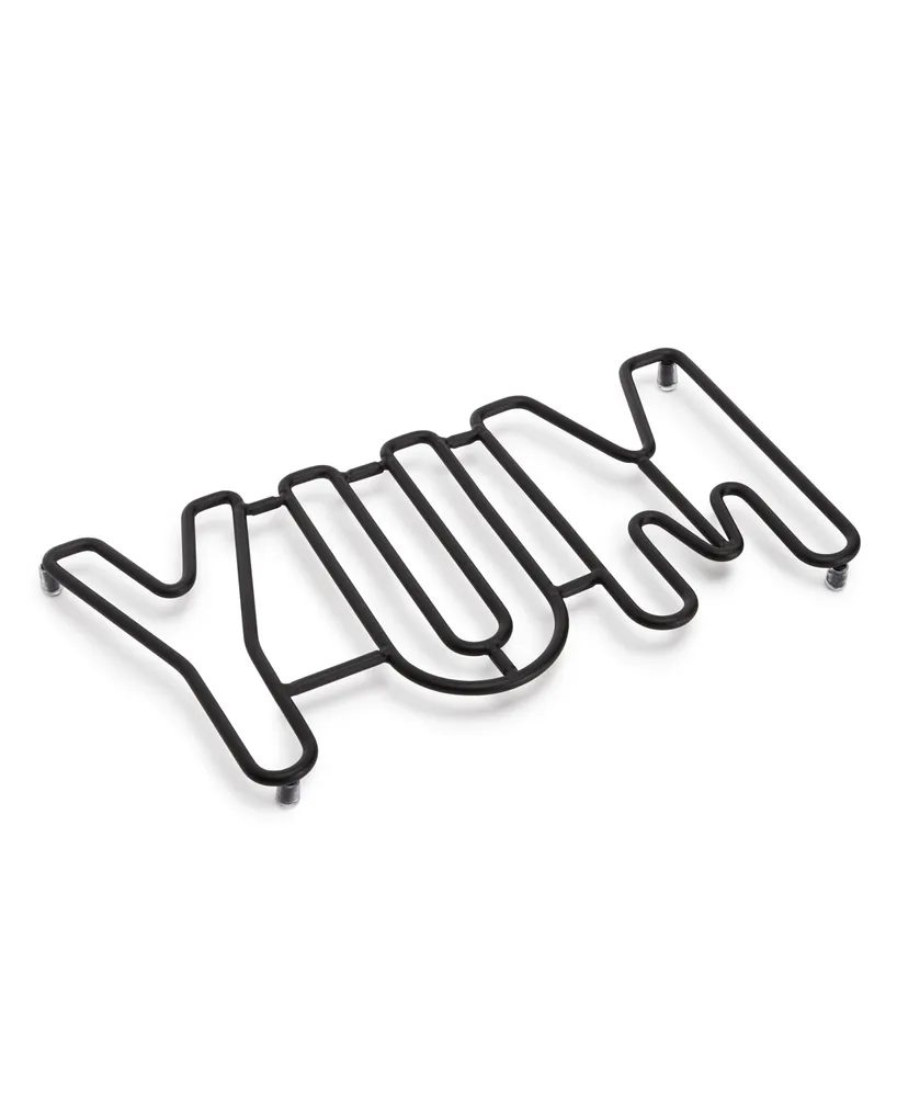 The Cellar "Yum" Black Wire Trivet