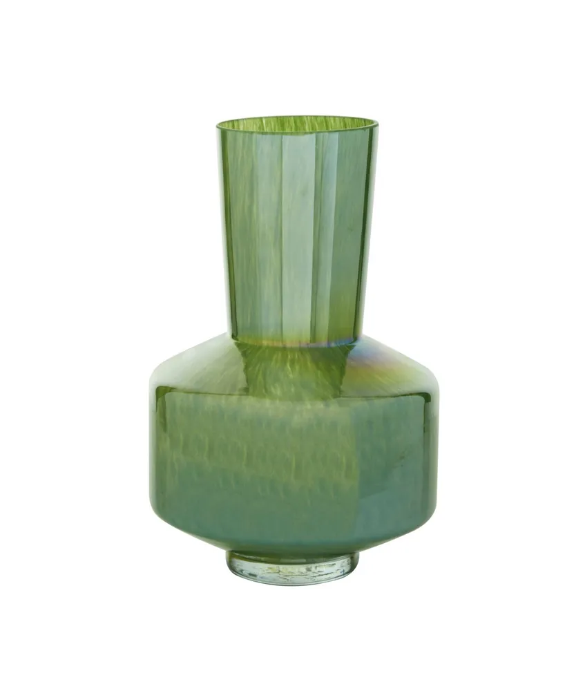 Novogratz Collection Glass Vase, 10.7" x 9.75"