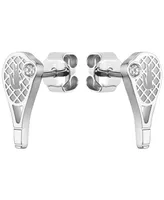 Lacoste Stainless Steel Tennis Racket Earrings