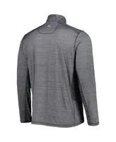 Men's Tommy Bahama Gray San Diego Padres Delray IslandZone Half-Zip Top