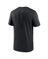 Men's Nike Black Colorado Rockies New Legend Logo T-shirt