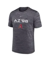 Men's Nike Black Arizona Diamondbacks Wordmark Velocity Performance T-shirt