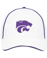 Men's Colosseum White Kansas State Wildcats Take Your Time Snapback Hat