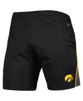 Men's Colosseum Black Iowa Hawkeyes Laws of Physics Shorts