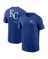 Men's Nike Royal Kansas City Royals Over the Shoulder T-shirt