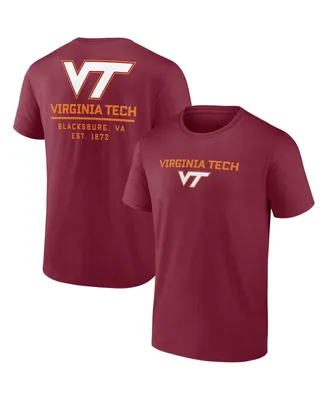 Men's Fanatics Maroon Virginia Tech Hokies Game Day 2-Hit T-shirt