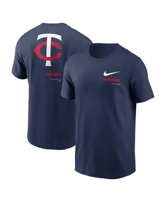 Men's Nike Navy Minnesota Twins Over the Shoulder T-shirt