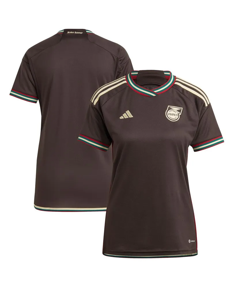 Women's adidas Brown Jamaica National Team 2023 Away Replica Jersey