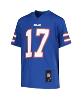 Big Boys and Girls Josh Allen Royal Buffalo Bills Replica Player Jersey