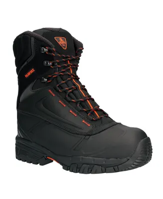 RefrigiWear Men's Polar Force Max Waterproof Insulated 8-Inch Leather Work Boots