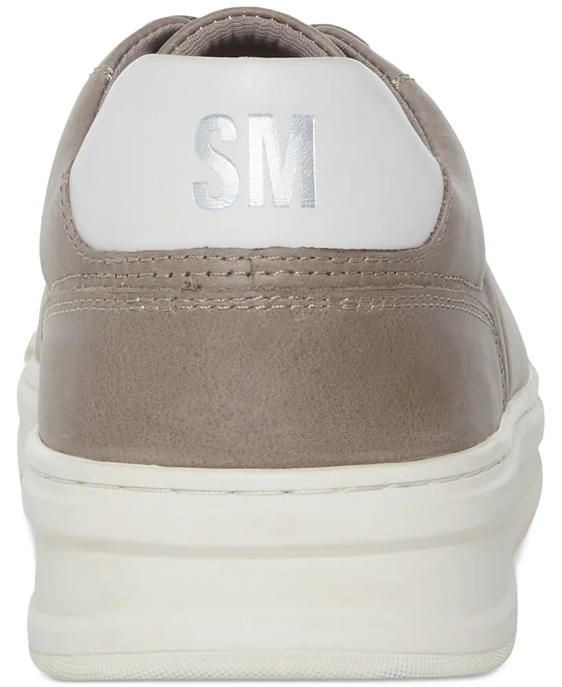 Steve Madden Men's Myler Waxed Leather Low-Top Sneaker