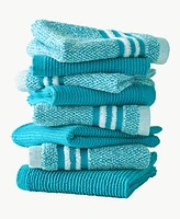 Logan Marled Rib Dishcloth, Set of 8