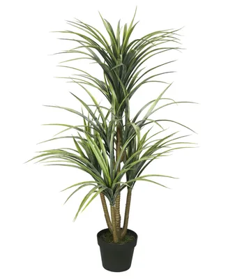 Vickerman 40" Artificial Potted Green Yucca