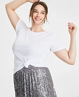 On 34th Women's Ribbed T-Shirt, Xxs-4X, Created for Macy's