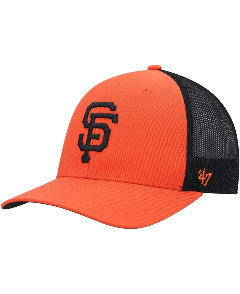 Men's '47 Brand Orange San Francisco Giants Secondary Trucker Snapback Hat