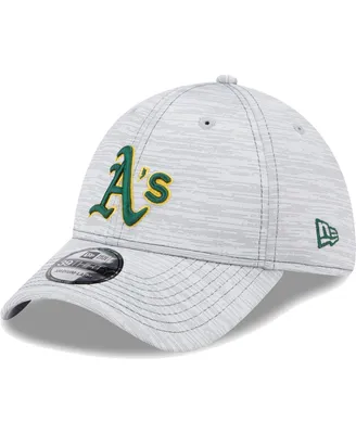 Men's New Era Gray Oakland Athletics Speed 39THIRTY Flex Hat