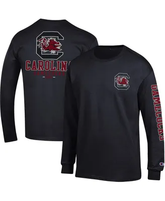 Men's Champion South Carolina Gamecocks Team Stack 3-Hit Long Sleeve T-shirt