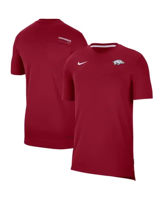 Men's Nike Cardinal Arkansas Razorbacks 2022 Coaches Uv Performance T-shirt