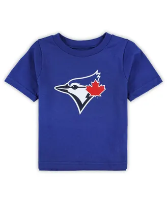 Infant Boys and Girls Royal Toronto Blue Jays Team Crew Primary Logo T-shirt
