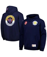 Men's Mitchell & Ness Navy Golden State Warriors City Collection Heritage Hoodie