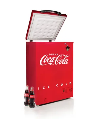 Coca-Cola 3.5 Cubic Feet Refrigerator Chest Freezer