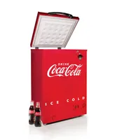 Coca-Cola 3.5 Cubic Feet Refrigerator Chest Freezer