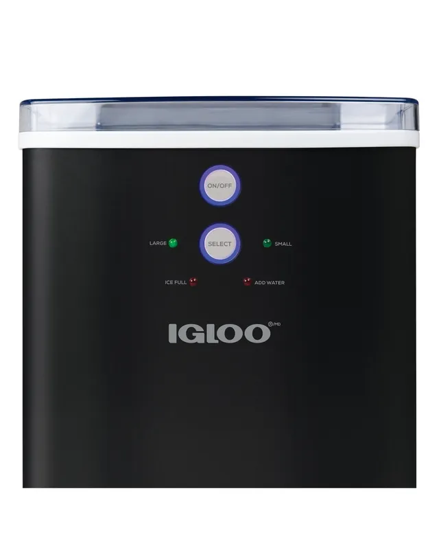 Igloo 26 Pound Automatic Self-Cleaning Portable Countertop Ice Maker Machine  with Handle Igliceb26Hnpk