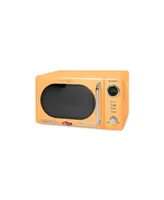 Nostalgia Retro 0.7 Cubic Foot 700 Watt Countertop Microwave Oven