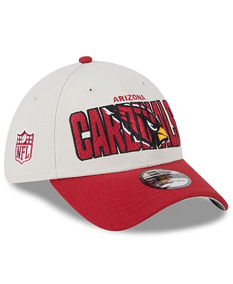 Men's New Era Stone, Cardinal Arizona Cardinals 2023 Nfl Draft 39THIRTY Flex Hat