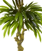 Nearly Natural Slim Mango Artificial Tree Uv Resistant