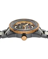 Rado Men's Swiss Automatic Captain Cook Skeleton Gray High-Tech Ceramic & Titanium Bracelet Watch 43mm
