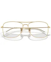 Ray-Ban Unisex Square Eyeglasses, RB6498 55 - Gold